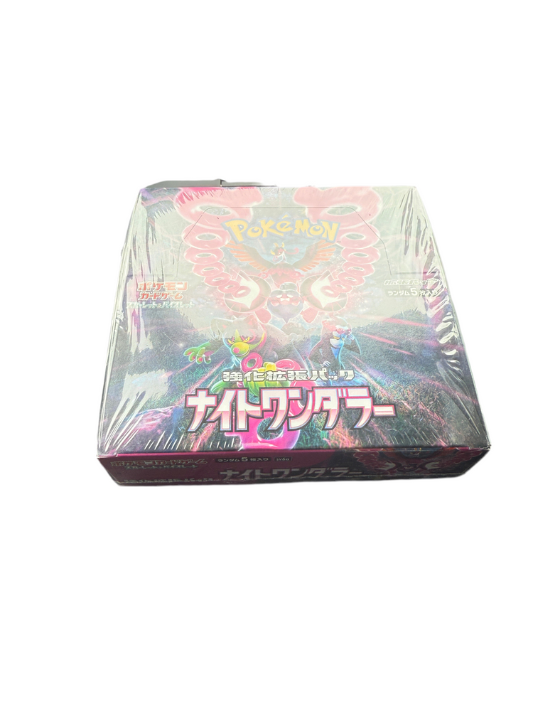 Pokemon Card Game Scarlet & Violet Enhancement Expansion Pack Night Wanderer Booster Box (Japanese) - 30 Packs