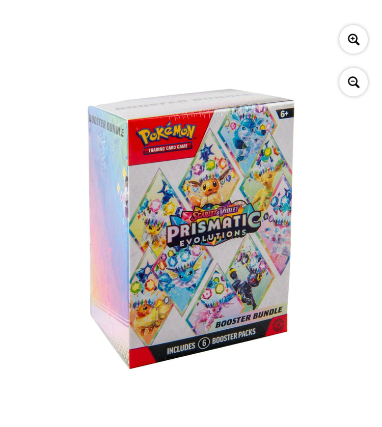 Pokemon Trading Card Games Scarlet Violet 8.5 Prismatic Evolution Booster Bundle