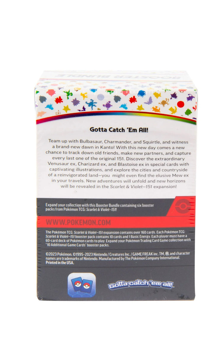Pokemon Trading Card Games Scarlet & Violet 3.5 -151 Booster Bundle with 6 Booster Card Packs.