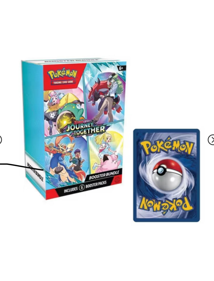Pokémon Trading Card Game: Scarlet & Violet— Journey Together Booster Bundle.