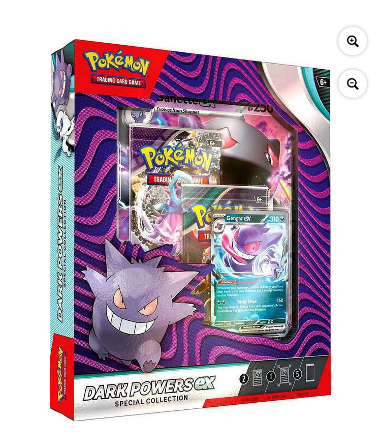 Pokemon Dark Powers EX Special Collection (5 Booster Packs, 3 Promo Cards & More)