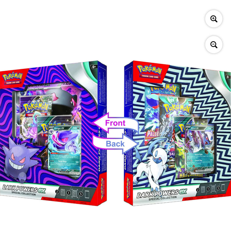 Pokemon Dark Powers EX Special Collection (5 Booster Packs, 3 Promo Cards & More)