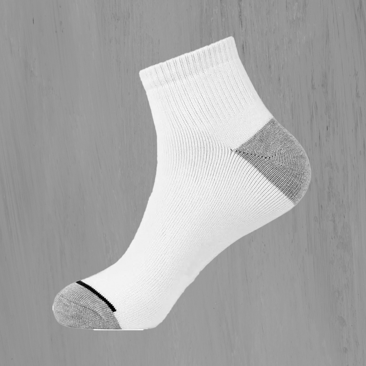 10 Pairs Mens Ultra-Breathable Color Block Ankle Socks.