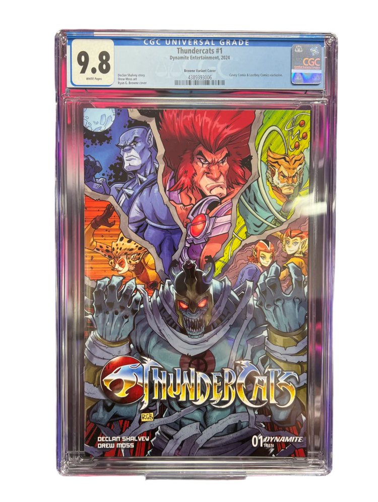 THUNDERCATS 1 CGC 9.8 LOSTBOY COMICS EXCLUSIVE TRADE VARIANT