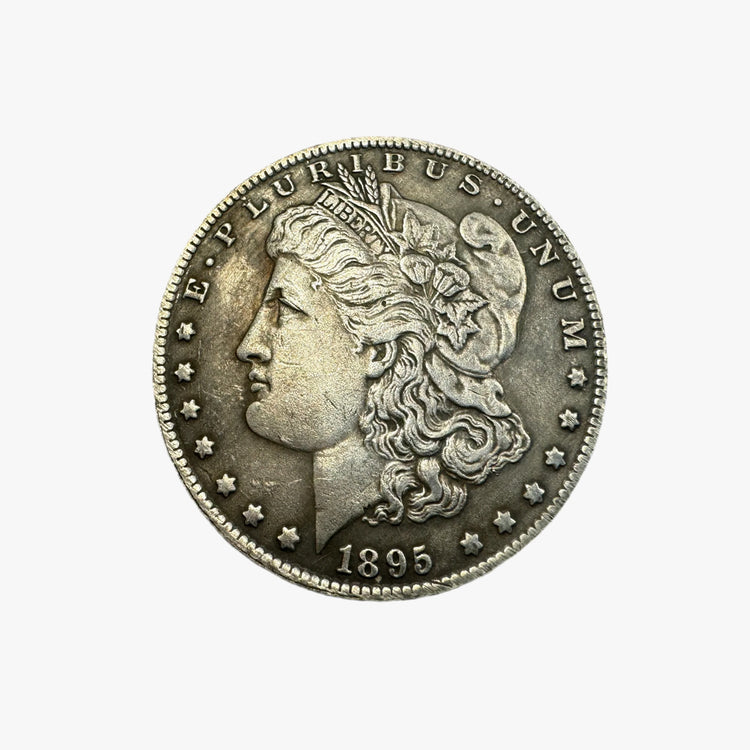 1895 Morgan Silver Dollar. Not graded. All the years from 1895 to 1903 are available.