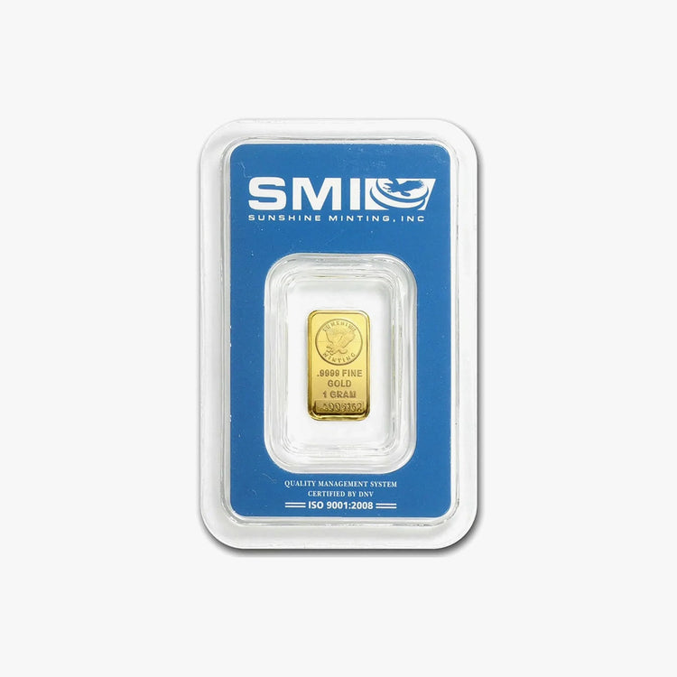 1 gram Gold Bar - New Design (In TEP Packaging) The price of gold is going up it’s time to buy now.