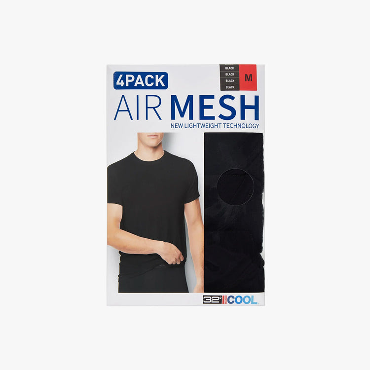 32 Degrees Men's Air Mesh Tee 4-pack