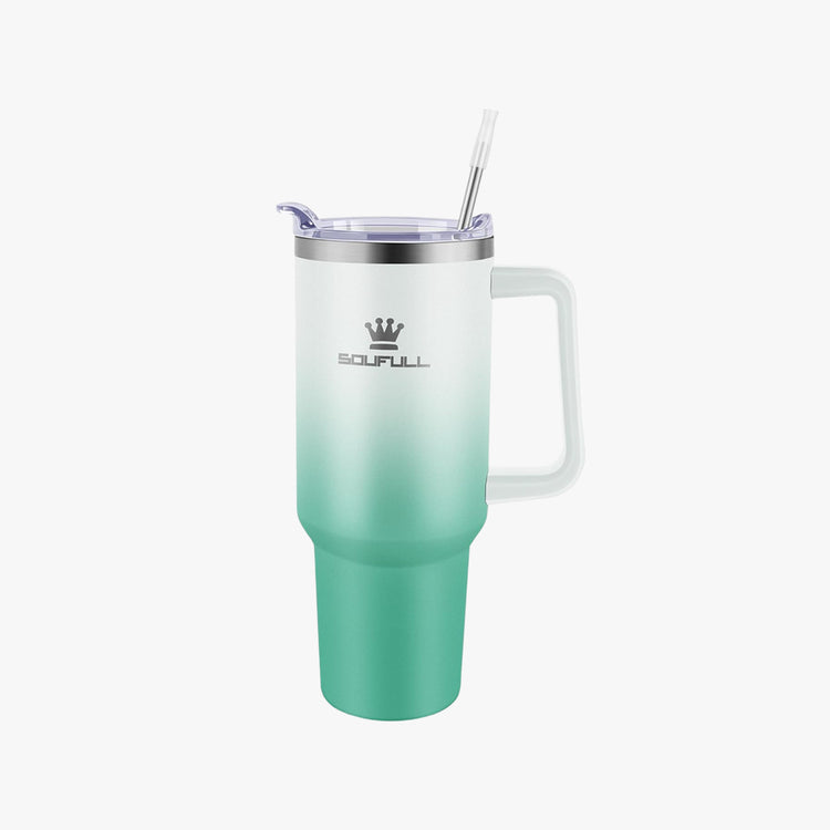 Soufull 40 OZ Tumbler with straw.