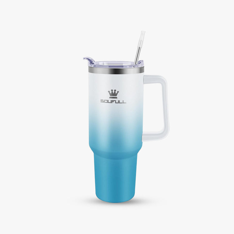 Soufull 40 OZ Tumbler with straw.