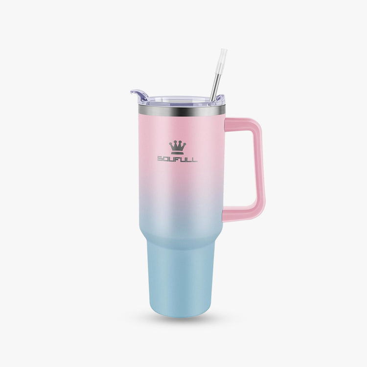 Soufull 40 OZ Tumbler with straw.