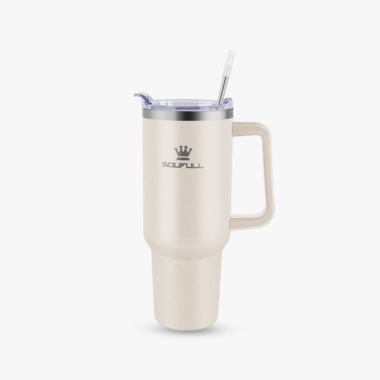 Soufull 40 OZ Tumbler with straw.