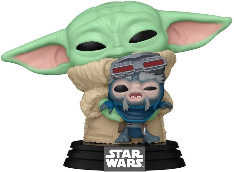 Funko Pop! Star Wars: Mandalorian - Grogu with Anzellan Droidsmith, Amazon Exclusive