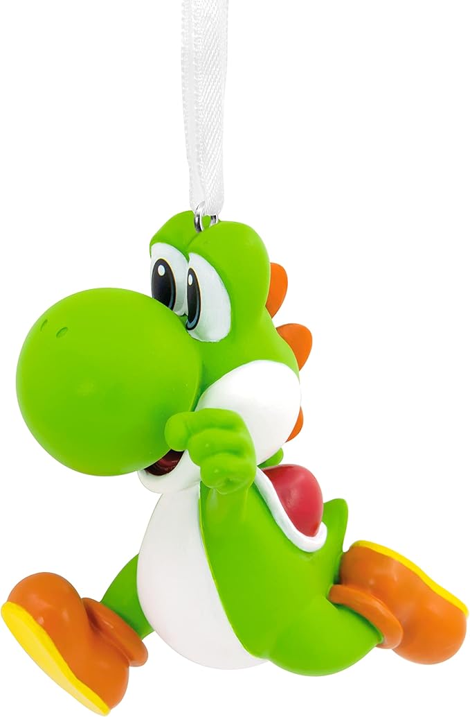 Hallmark Nintendo Super Mario Yoshi Christmas Ornament, Resin