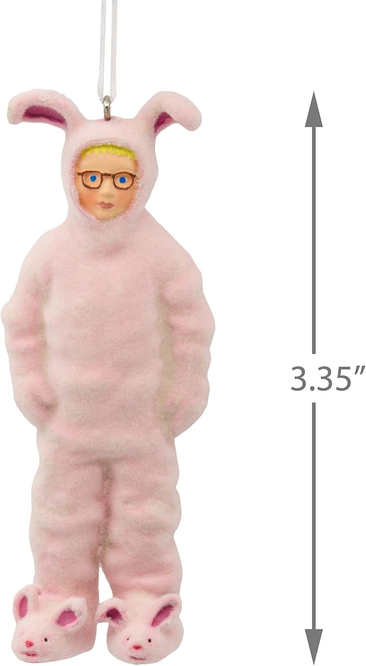 Hallmark A Christmas Story Ralphie in Bunny Suit Christmas Ornament