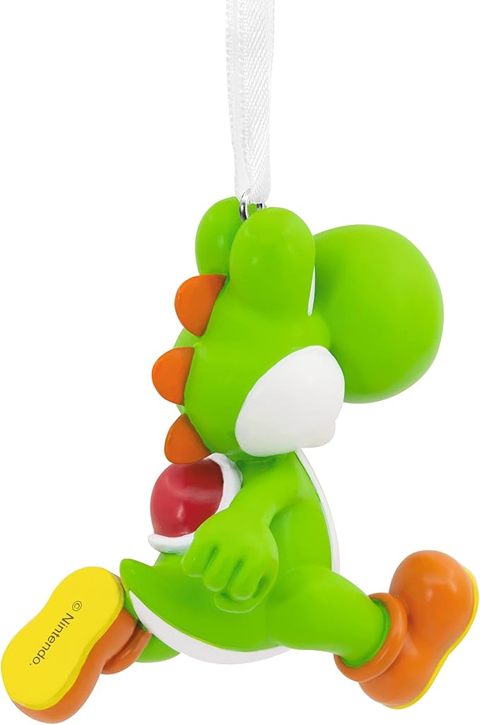 Hallmark Nintendo Super Mario Yoshi Christmas Ornament, Resin