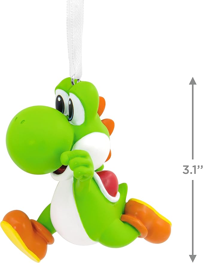 Hallmark Nintendo Super Mario Yoshi Christmas Ornament, Resin