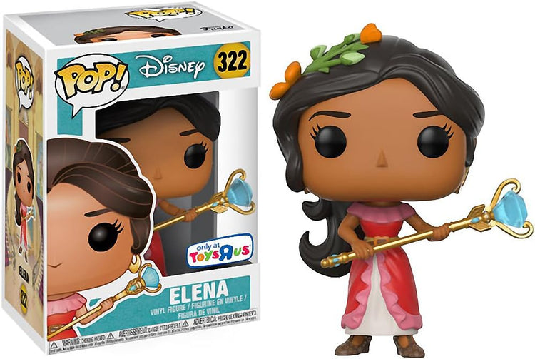 Elena (Toys R Us Exc): Funk o Pop! Vinyl Figure Bundle with 1 Compatible 'ToysDiva' Graphic Protector (232-20406 - B)