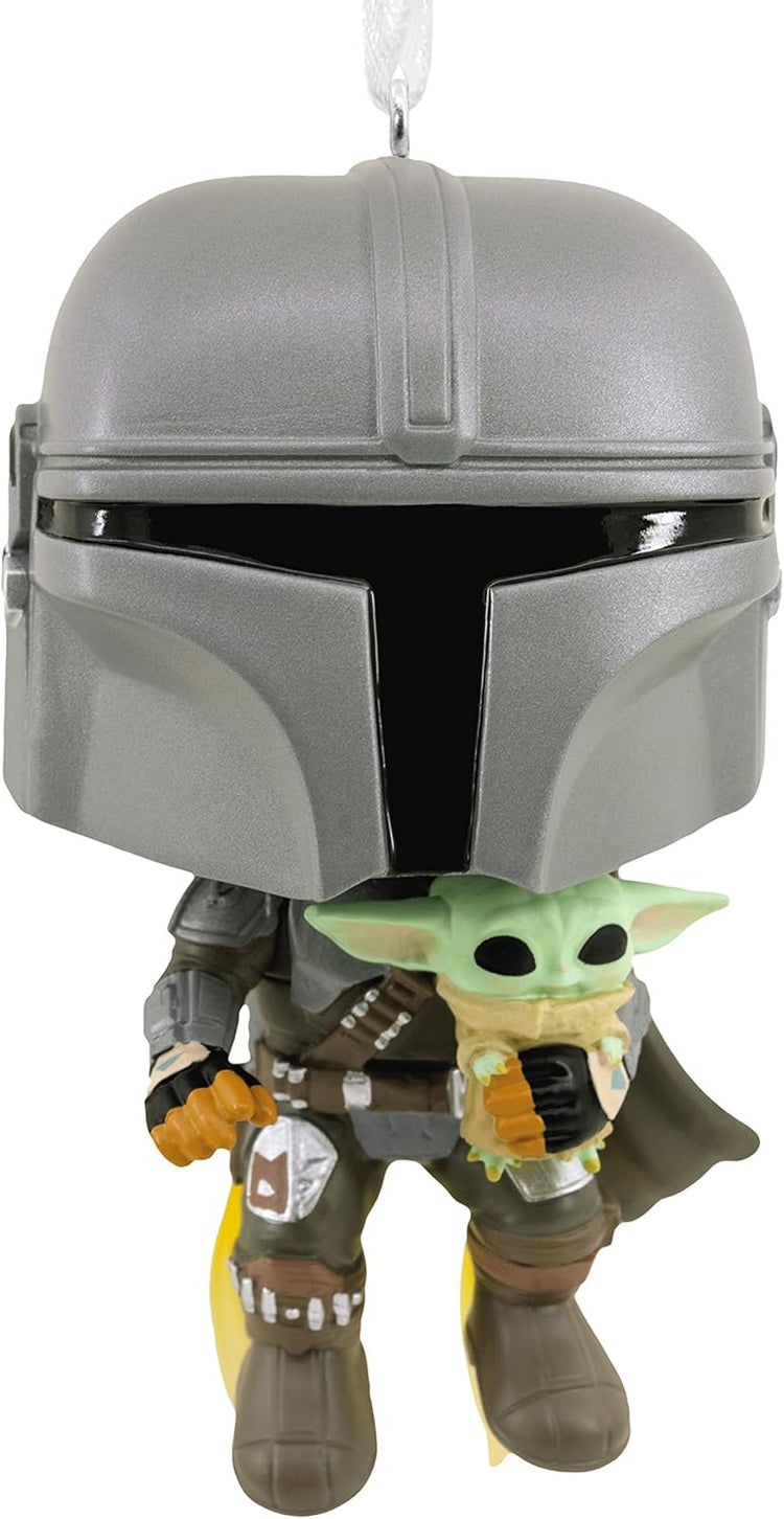 Hallmark Star Wars The Mandalorian with The Child Funko POP! Christmas Ornament, May The 4th