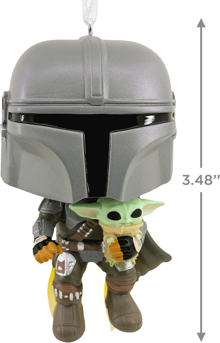 Hallmark Star Wars The Mandalorian with The Child Funko POP! Christmas Ornament, May The 4th