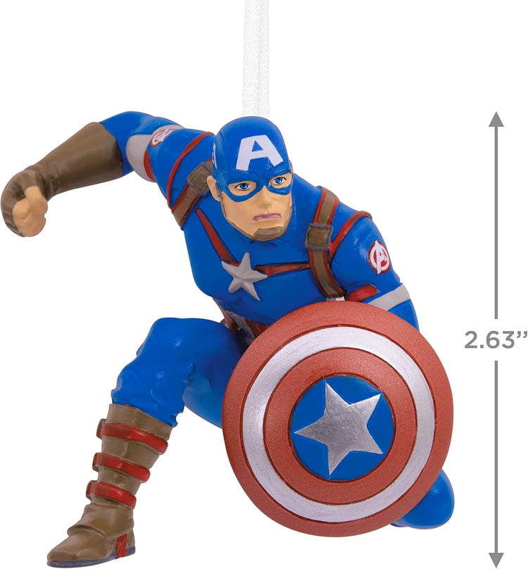 Hallmark Marvel Avengers Captain America Resin Christmas Ornament