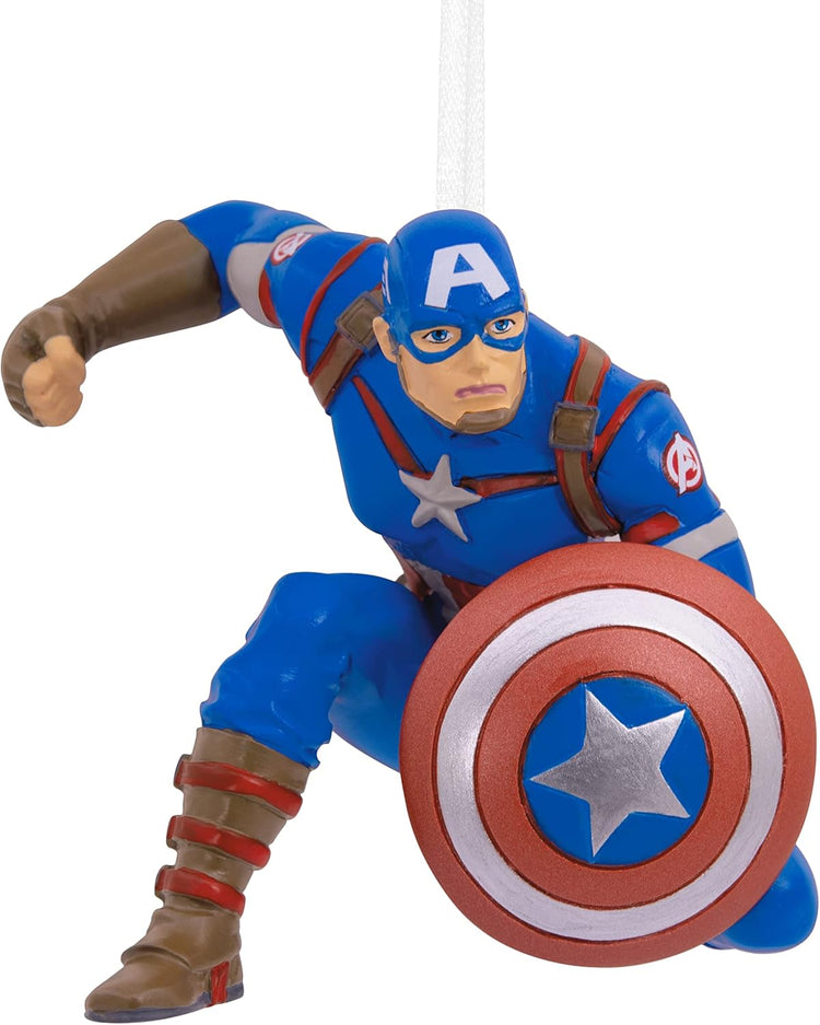 Hallmark Marvel Avengers Captain America Resin Christmas Ornament