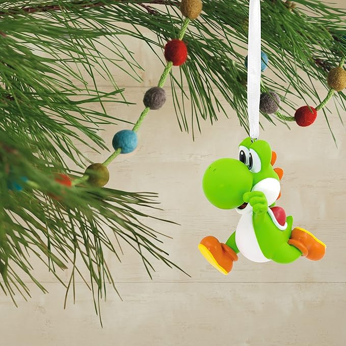 Hallmark Nintendo Super Mario Yoshi Christmas Ornament, Resin