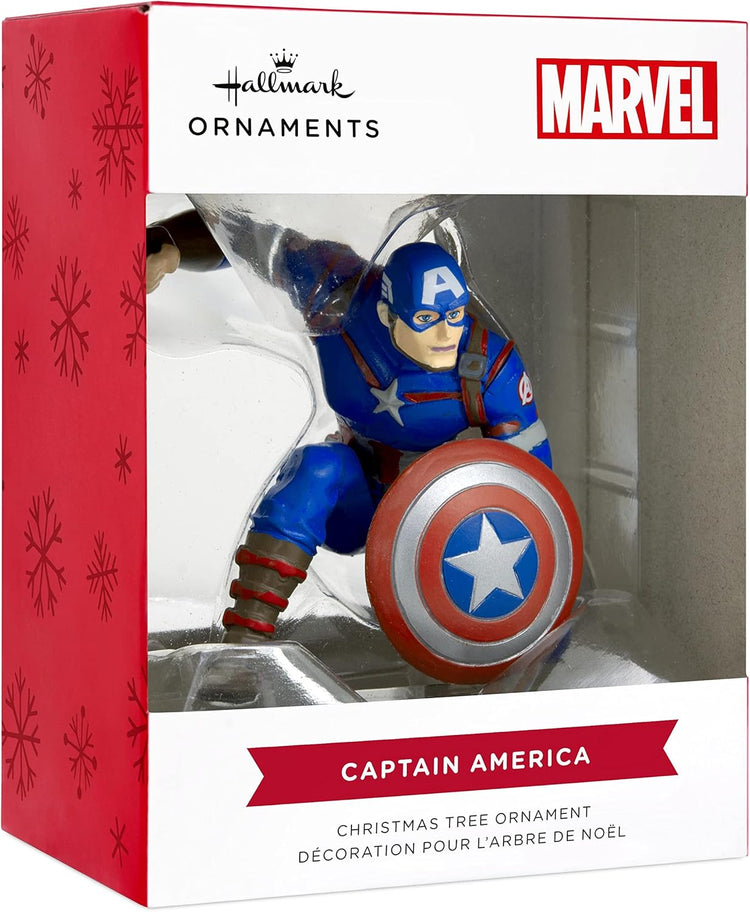 Hallmark Marvel Avengers Captain America Resin Christmas Ornament