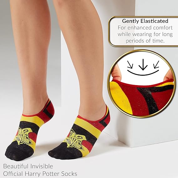 Harry Potter Invisible Socks Women Teenagers and Girls Summer Athletic Casual Sports Work No Show Socks