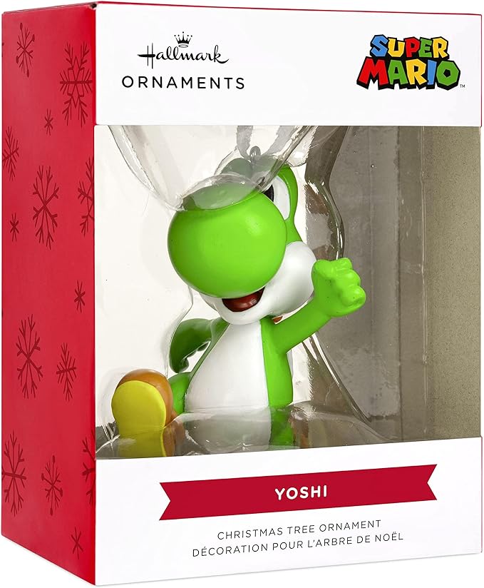 Hallmark Nintendo Super Mario Yoshi Christmas Ornament, Resin