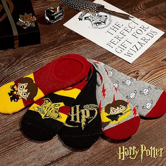 Harry Potter Invisible Socks Women Teenagers and Girls Summer Athletic Casual Sports Work No Show Socks