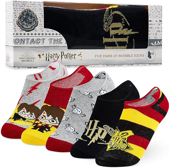 Harry Potter Invisible Socks Women Teenagers and Girls Summer Athletic Casual Sports Work No Show Socks