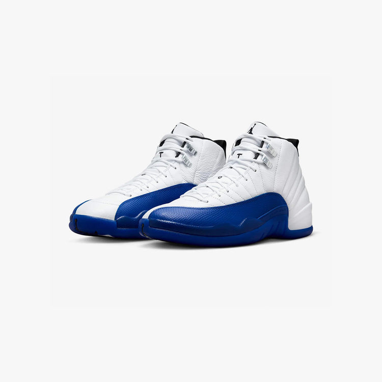 Air Jordan 12 White & Game Royal Blue. Size 10.5. Brand new in Original Box.