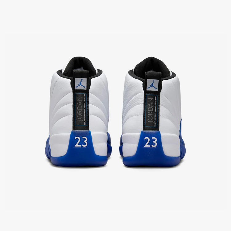 Air Jordan 12 White & Game Royal Blue. Size 10.5. Brand new in Original Box.