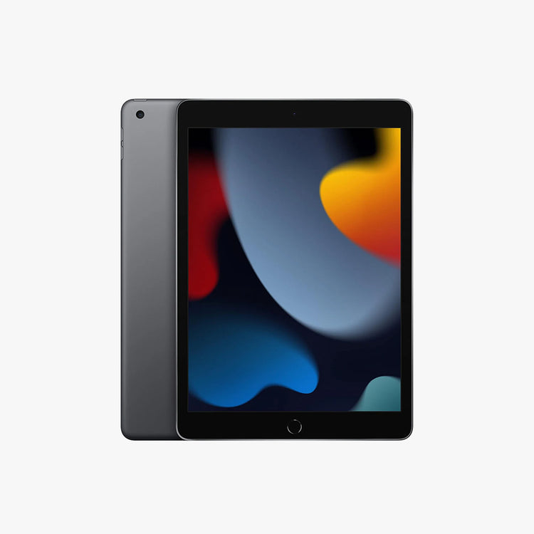 Apple iPad (9th Generation): with A13 Bionic chip, 10.2-inch Retina Display, 64GB, Wi-Fi, 12MP front/8MP Back Camera, Touch ID, All-Day Battery Life – Space Gray