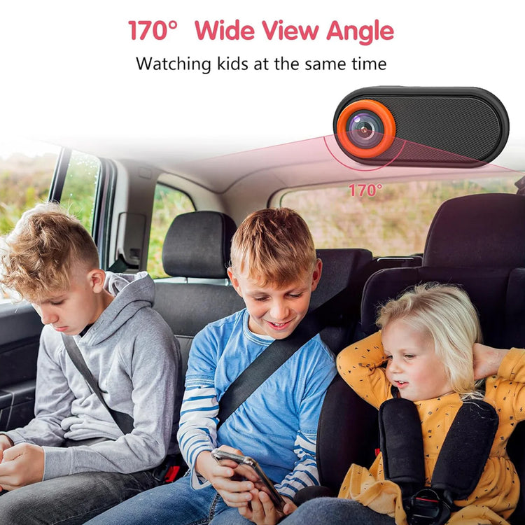 Car Camera for Baby, 5.2” 1080P Baby Car Camera with Full-Color Night Vision, 360°Rotating Adjustable Car Baby Camera with Wired, Crystal Clear View for Back Seat Rear Facing (BM2)