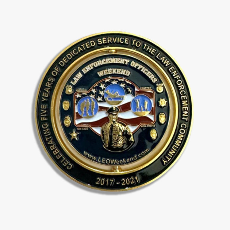 LEO Weekend 5th Anniversary Challenge Coin Fundraiser