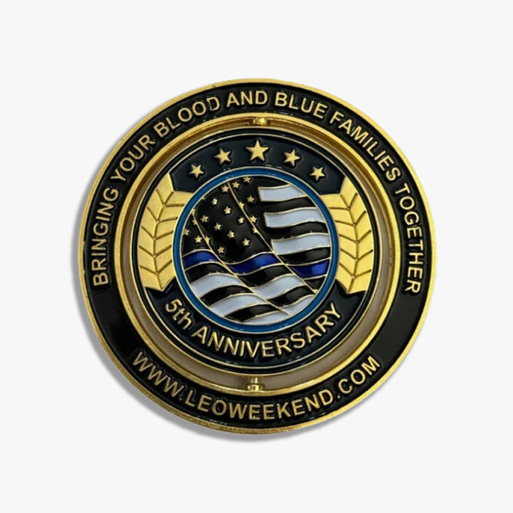 LEO Weekend 5th Anniversary Challenge Coin Fundraiser