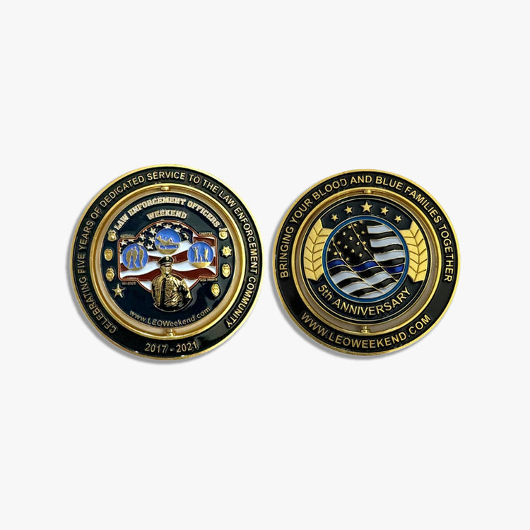 LEO Weekend 5th Anniversary Challenge Coin Fundraiser