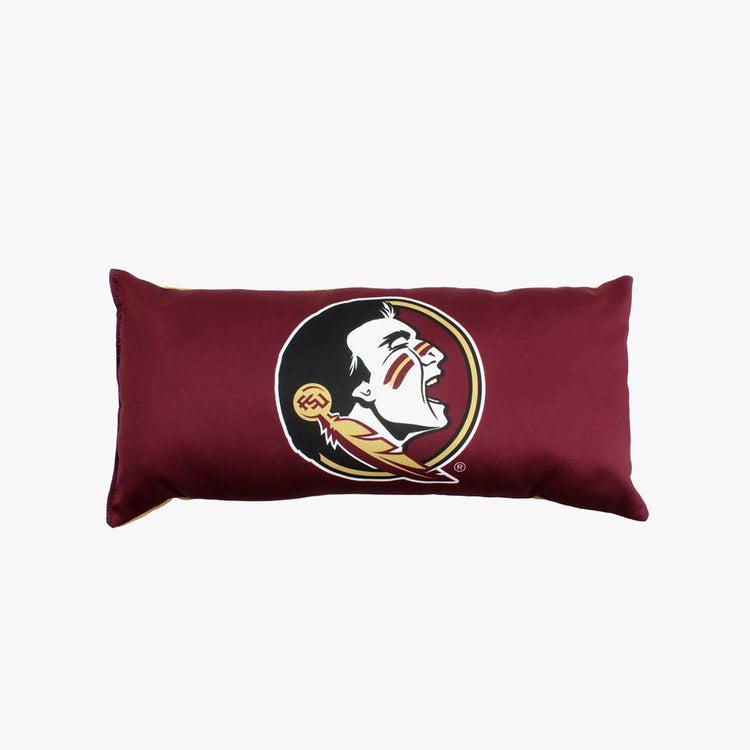 College Covers 16" x 6" Florida State Seminoles Polyester Bolster Pillow.