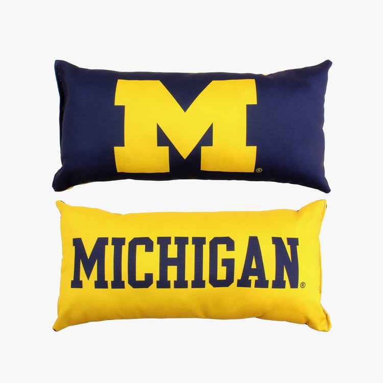 College Covers 16" x 6" Michigan State Wolverines Bolster Pillow.