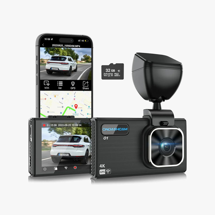 Dash Cam, 4K Dash Camera for Cars with Night Vision