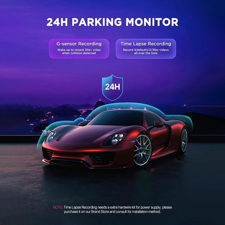 Dash Cam, 4K Dash Camera for Cars with Night Vision