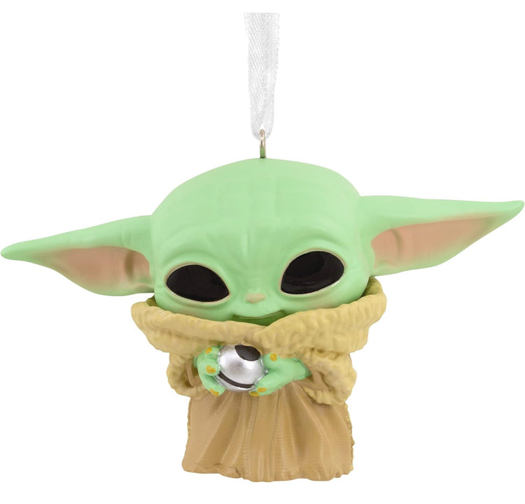 Hallmark Star Wars: The Mandalorian The Child Grogu Funko POP! Christmas Ornament, May The 4th