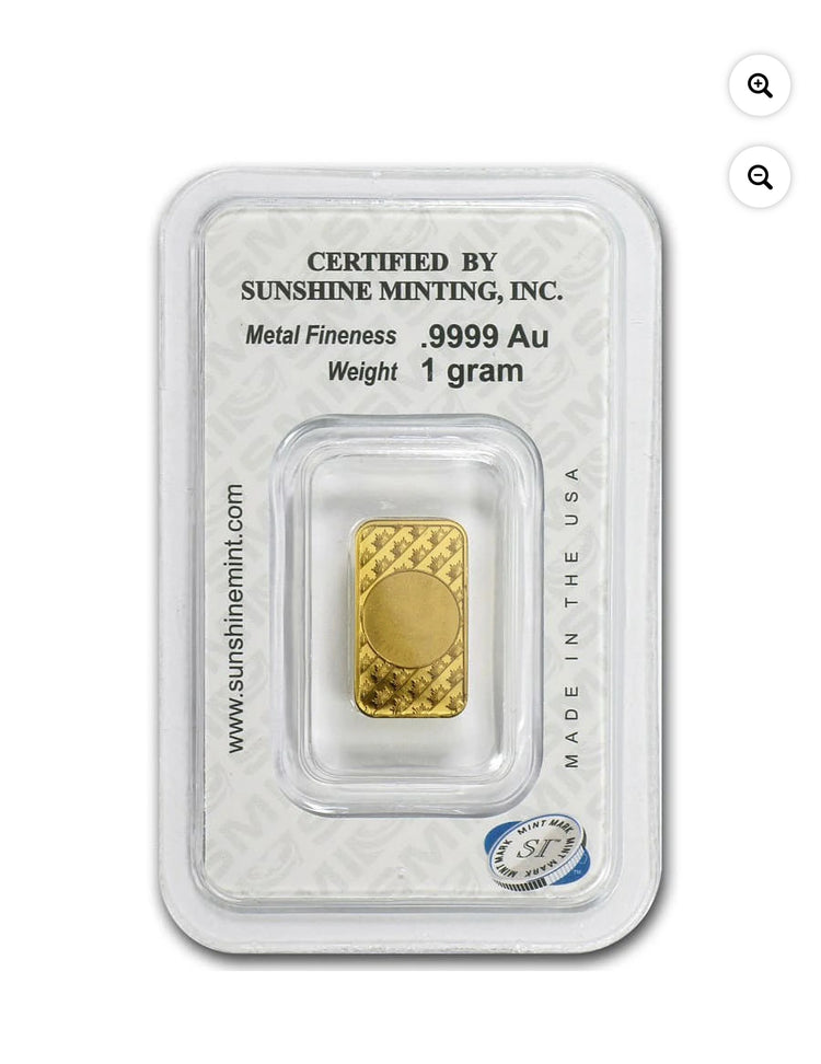 1 gram Gold Bar - New Design (In TEP Packaging) The price of gold is going up it’s time to buy now.