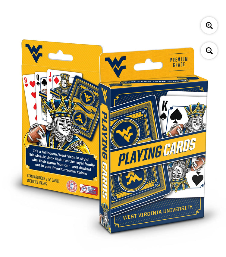 YouTheFan NCAA West Virginia Mountaineers Classic Series Playing Cards.