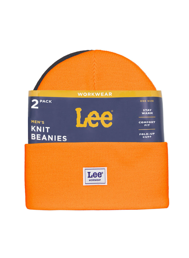 Lee Workwear Men’s 2Pk Beanie. These come in two packs as shown.