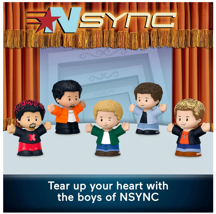 Little People Collector NSYNC Special Edition Set in a Display Gift Package for Adults & Music Fans, 5 Figures