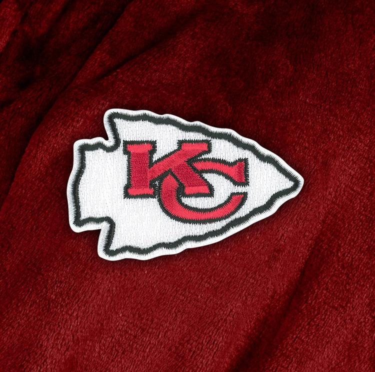 Northwest unisex Silk Touch Bath Robe. NFL Kansas City Chiefs