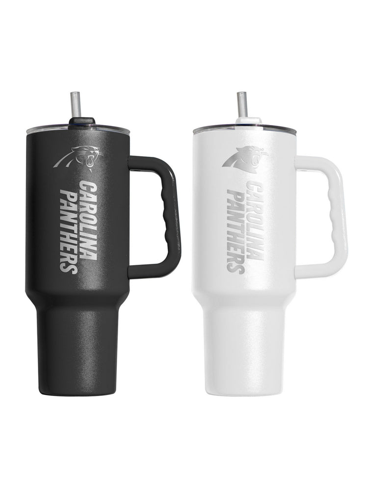 NFL 40 oz. x 2 pack. Insulated Tumblers. Carolina Panthers.