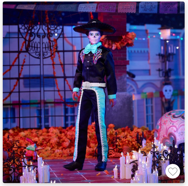 Barbie Signature Día De Muertos 2024
Collectible Ken Doll in Black Suit with Hat